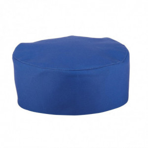 Royal Blue Polycotton Chef Skull Cap - One Size - Whites Chefs Clothing - Fourniresto