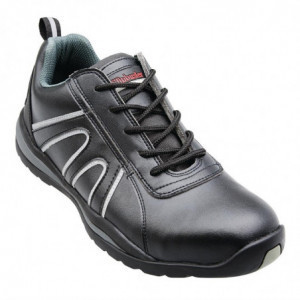 Black Safety Shoes - Size 41 - Slipbuster Footwear - Fourniresto