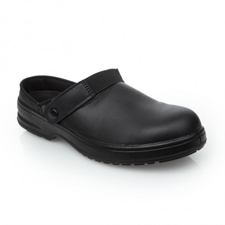 Black Mixed Safety Clogs - Size 40 - Lites Safety Footwear - Fourniresto