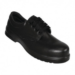 Black Lace-Up Safety Shoes - Size 47 - Lites Safety Footwear - Fourniresto