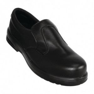 Black Safety Moccasins - Size 40 - Lites Safety Footwear - Fourniresto