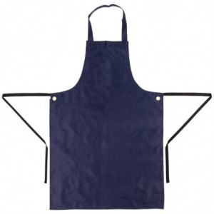 Schort met spatlap Waterafstotend Blauw 1016 x 711 mm - Whites Chefs Clothing - Fourniresto