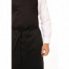 Black Bib Apron with Pockets and Adjustable Neck Strap - Chef Works - Fourniresto