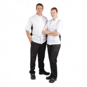 Kochjacke Unisex Weiß Nevada - Größe L - Whites Chefs Clothing - Fourniresto