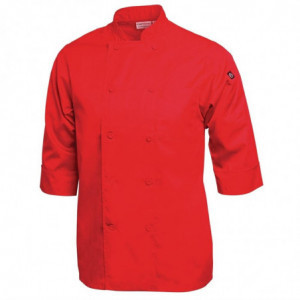 Veste De Cuisine Mixte Rouge - Taille S - Chef Works - Fourniresto