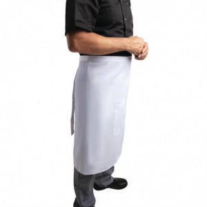 Tablier De Serveur Standard Blanc 1000 X 700 Mm - Whites Chefs Clothing - Fourniresto