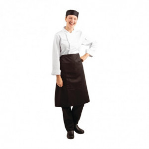 Kellnerschürze Standard Schwarz 1000 x 700 mm - Whites Chefs Clothing - Fourniresto