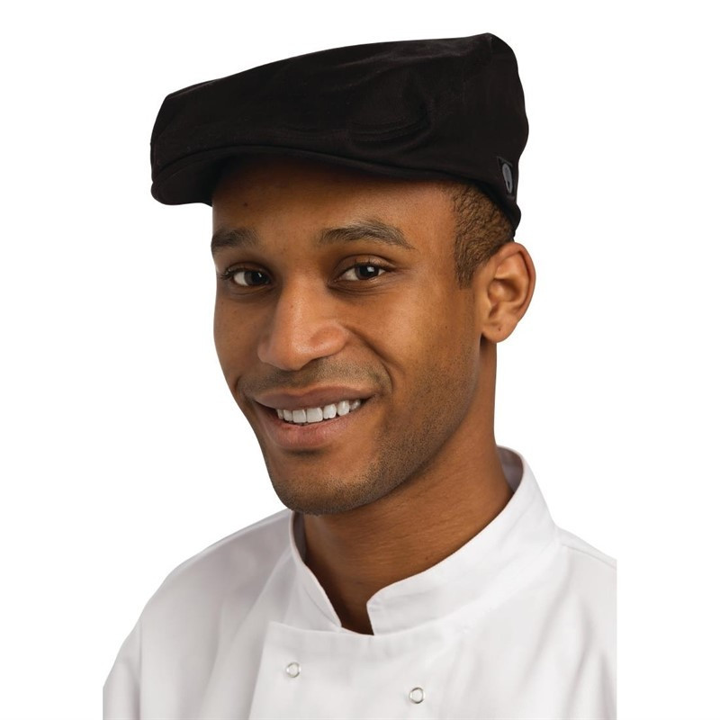 Casquette Tendance Noire Avec Bandeau Intérieur Absorbant - Taille L/Xl - Chef Works - Fourniresto