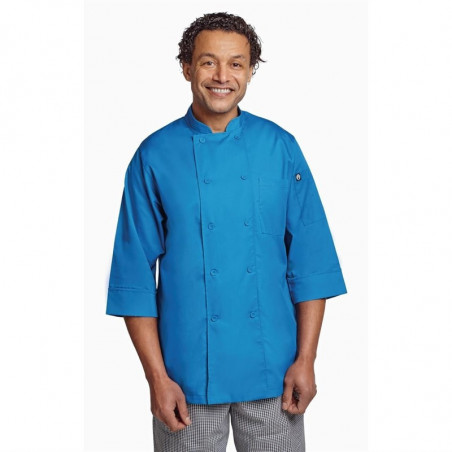 Koksbuis Unisex Blauw - Maat L - Chef Works - Fourniresto