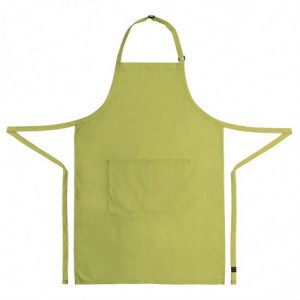 Latzschürze mit verstellbarem Nackenband und Doppeltasche in Anisgrün 610 x 860 mm - Chef Works - Fourniresto