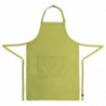 Tablier Bavette Avec Tour De Cou Réglable Et Double Poche Vert Anis 610 X 860 Mm - Chef Works - Fourniresto