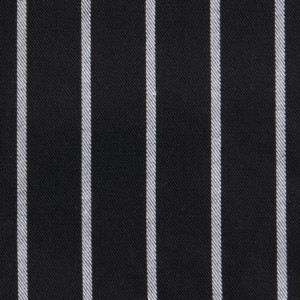 Premium Woven Bib Apron with Black and White Stripes - Chef Works - Fourniresto