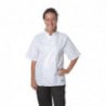 Witte korte mouwen koksbuis Boston - Maat S - Whites Chefs Clothing - Fourniresto