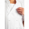 Weiße Kurzarm-Kochjacke Boston - Größe XXL - Whites Chefs Clothing - Fourniresto