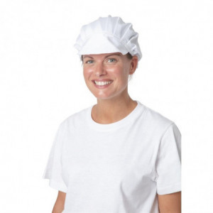 Charlotte Blanche En Polycoton - Taille Unique - Whites Chefs Clothing - Fourniresto

White Poly Cotton Chef Hat - One Size Fits