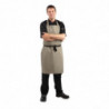 Schort Schort Olijf van Polycotton 711 x 965 mm - Whites Chefs Clothing - Fourniresto