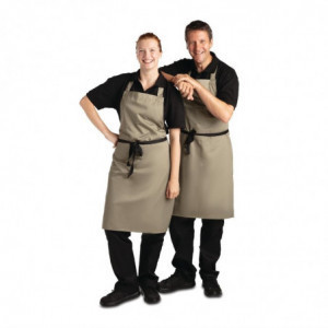 Schort Schort Olijf van Polycotton 711 x 965 mm - Whites Chefs Clothing - Fourniresto