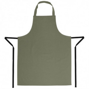 Schürze Latz Olive aus Polycotton 711 x 965 mm - Whites Chefs Clothing - Fourniresto