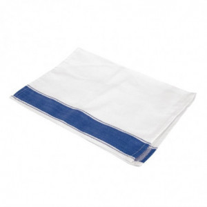 Serviettes Gastro avec Bordure Bleue 500 x 350 mm - Olympia - Fourniresto