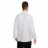 Witte unisex koksbuis met lange mouwen Calgary - Maat M - Chef Works - Fourniresto