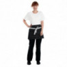 Short Black Denim Server Apron Southside 400 x 760 mm - Whites Chefs Clothing - Fourniresto