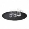 Oval Plastic Non-Slip Tray 685 x 560 mm - Olympia KRISTALLON - Fourniresto