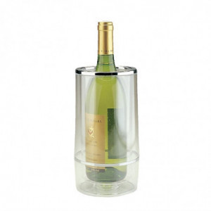 Double-Walled Transparent Acrylic Wine Cooler - APS - Fourniresto
