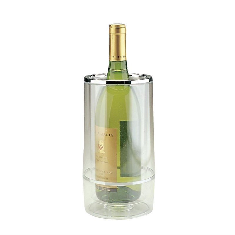 Double-Walled Transparent Acrylic Wine Cooler - APS - Fourniresto