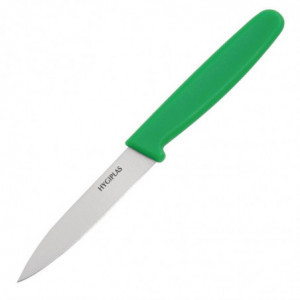 Messen Groen Lemmet 7,5 Cm - Hygiplas - Fourniresto