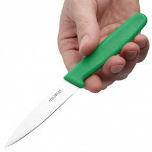 Messen Groen Lemmet 7,5 Cm - Hygiplas - Fourniresto