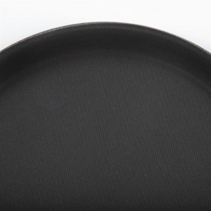 Round Black Non-Slip Tray Ø 280 mm - Olympia KRISTALLON - Fourniresto