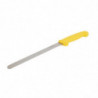 Gelber Wellenschliffmesser 25,5 cm - Hygiplas - Fourniresto