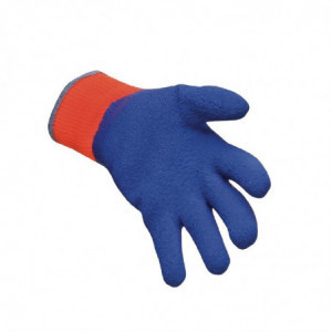 Cold-resistant gloves Orange and Blue One Size - FourniResto - Fourniresto