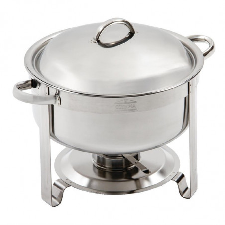 Chafing Dish Vienna Stainless Steel 7.5 L Set - Olympia - Fourniresto