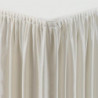 Tafelkleed en gerimpelde rechthoekige ondertafelrokken 750 x 1820 mm - FourniResto - Fourniresto