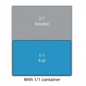 Stainless Steel Lid Gn 1/1 With Notch - Vogue - Fourniresto