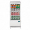 Witte Positieve Koelvitrine 2 Gebogen Deuren 86 L - Polar