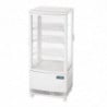 Witte Positieve Koelvitrine 2 Gebogen Deuren 86 L - Polar