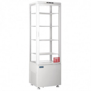 Positive White Curved Door Refrigerated Display 235 L - Polar