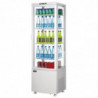 Positive White Curved Door Refrigerated Display 235 L - Polar