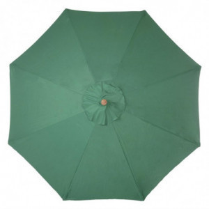 Parasol Vert Rond Ø 2,5 M - Bolero - Fourniresto