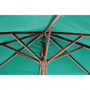 Parasol Vert Rond Ø 2,5 M - Bolero - Fourniresto