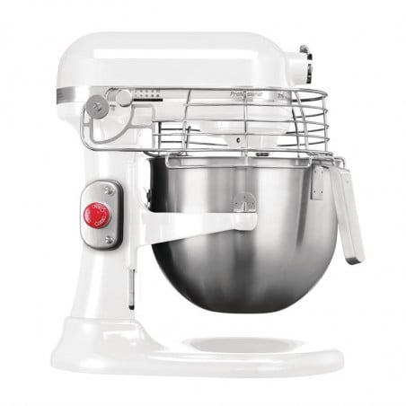 Professional White Mixer 6.9 L - KitchenAid - Fourniresto