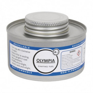 4H Combustible for Chafing Dish - Pack of 12 - Olympia - Fourniresto