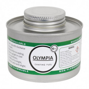 6H Combustible for Chafing Dish - Pack of 12 - Olympia - Fourniresto
