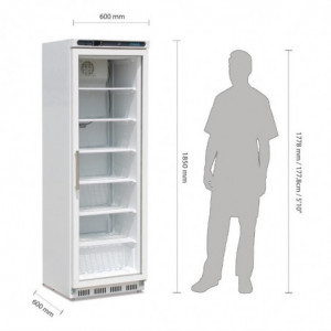 White Negative Refrigerated Display Case 365 L - Polar - Fourniresto