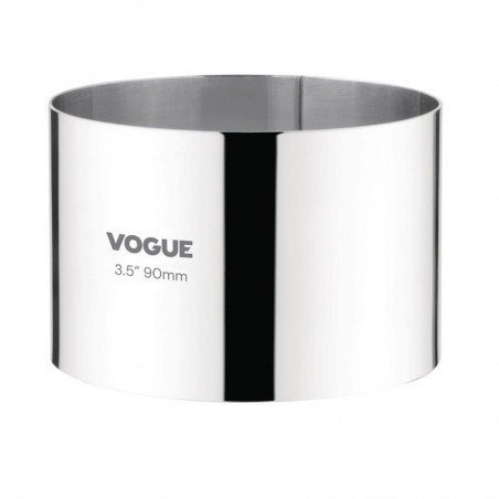 Edelstahl-Mousse-Ring Ø 90 mm H 60 mm - Vogue - Fourniresto