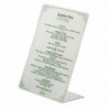 Beschermhoes voor schuine menukaart van acryl A4 - Olympia - Fourniresto