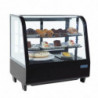 Toonbank Koelvitrine Zwart 100 L - Polar - Fourniresto