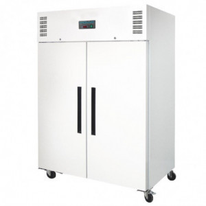 Kühlschrank mit positiver Kühlung, weiß, GN 2/1, Doppeltür, 1200 L - Polar - Fourniresto